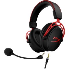 HyperX Cloud Alpha Kabling Headset - Black Red | Superior Sound & Comfort for Gamers